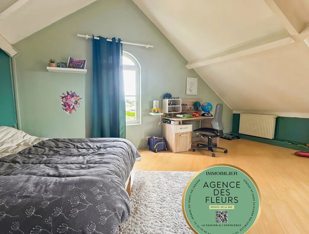 A vendre maison de 155 m² édifiée sur 438 m² de terrain sur la commune de SAINT OUEN DU TILLEUL 27670