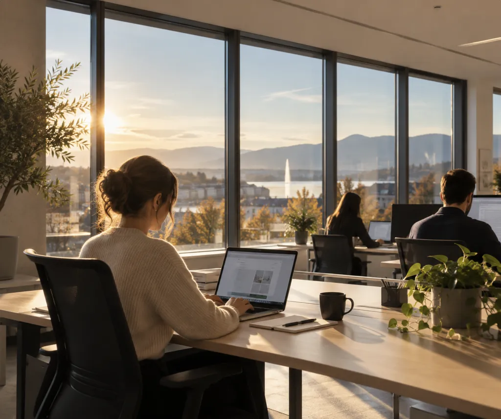 Pourquoi le soleil devient-il plus gênant dans les bureaux à Genève et Lausanne pendant la saison d'automne ?