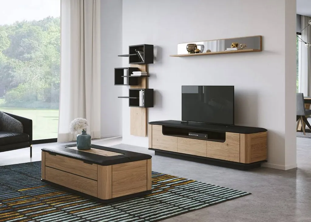 TABLE BASSE MELODY PLATEAU RELEVABLE