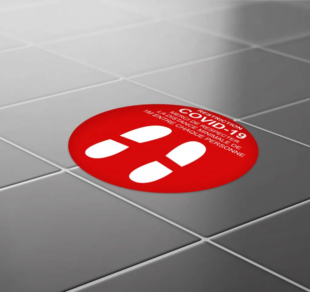 its arts graphiques; Aubagne; autocollant; vinyle sol