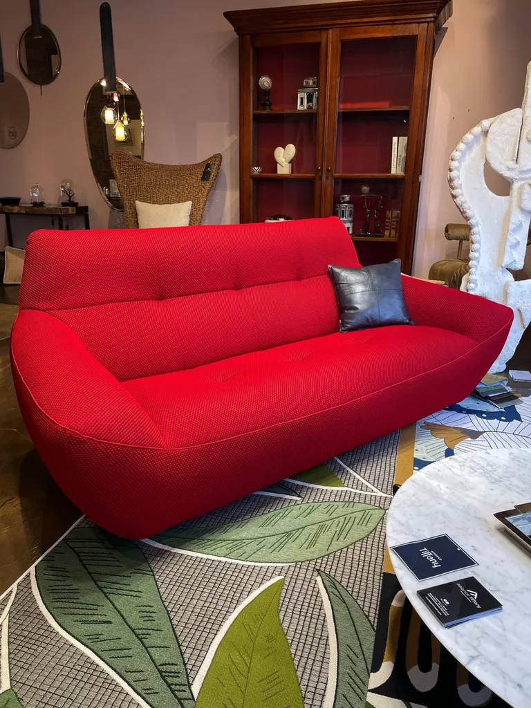 Canapé 3 places Albatros rouge