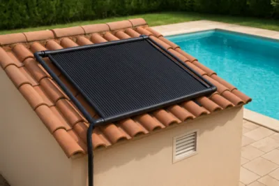 Pose d'un capteur thermique pour chauffer votre piscine gratuitement