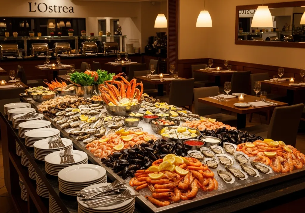 Afterwork raffiné chez L'Ostrea près d'Antibes : Privatisation de votre restaurant de fruits de mer avec une formule sur-mesure et des animations