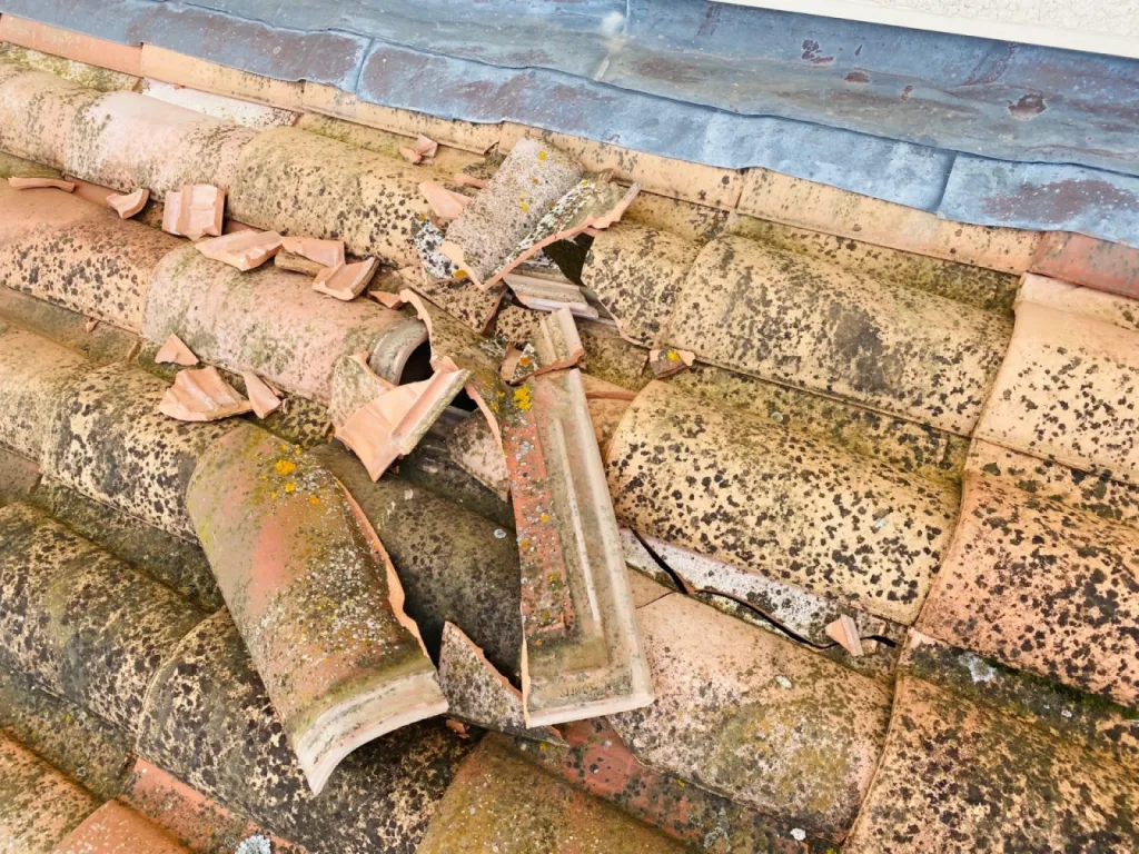 Solin et tuiles cassées sur istres