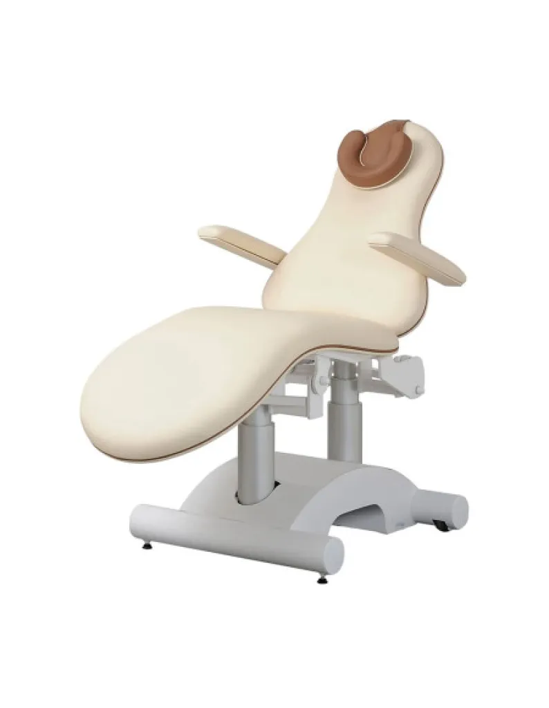 Fauteuil esthétique électrique INJEXIA05 avec réglages personnalisables, confort patient optimal et design professionnel haut de gamme