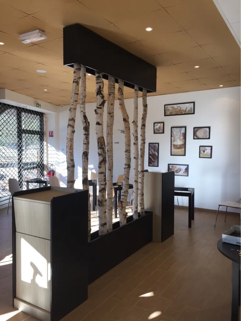 separation de piece deco sur bordeaux