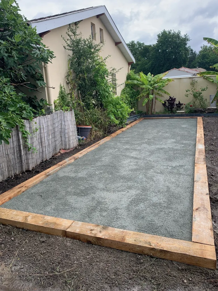 Création d'un terrain de pétanque sur Talence proche Gradignan 