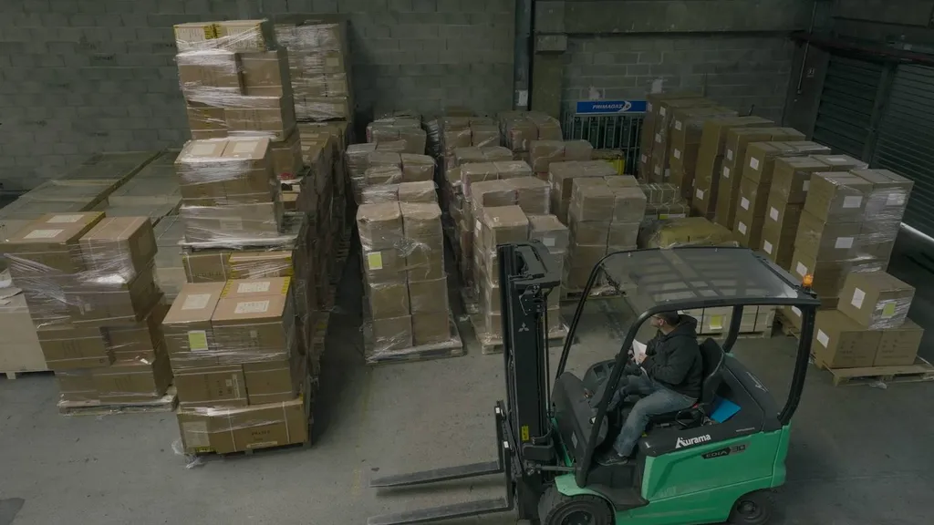 Préparation de commande de palettes à Chassieu