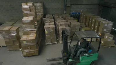 Préparation de commande de palettes à Chassieu