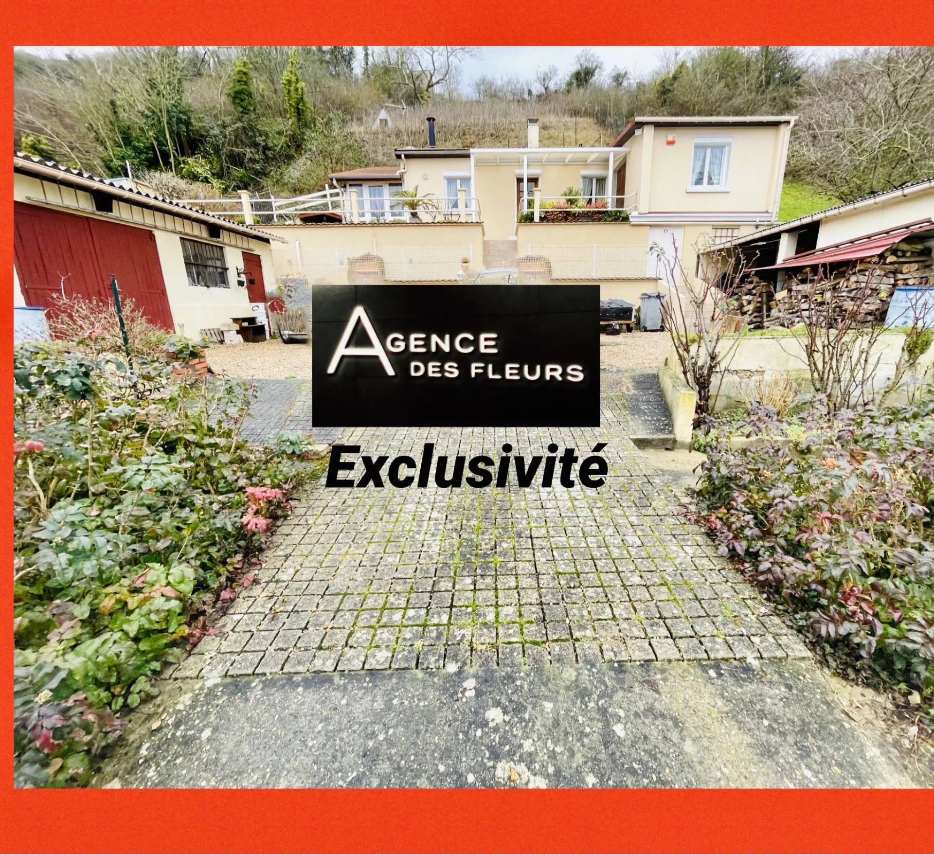 A acheter joli pavillon plain pied de 100m² avec dépendance et garage sur un terrain de 2000m² sur la commune de FRENEUSE 76410