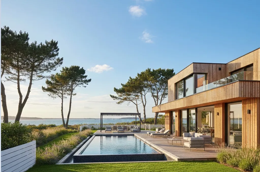 Réalisation d'une villa neuve au Cap ferret par Renov