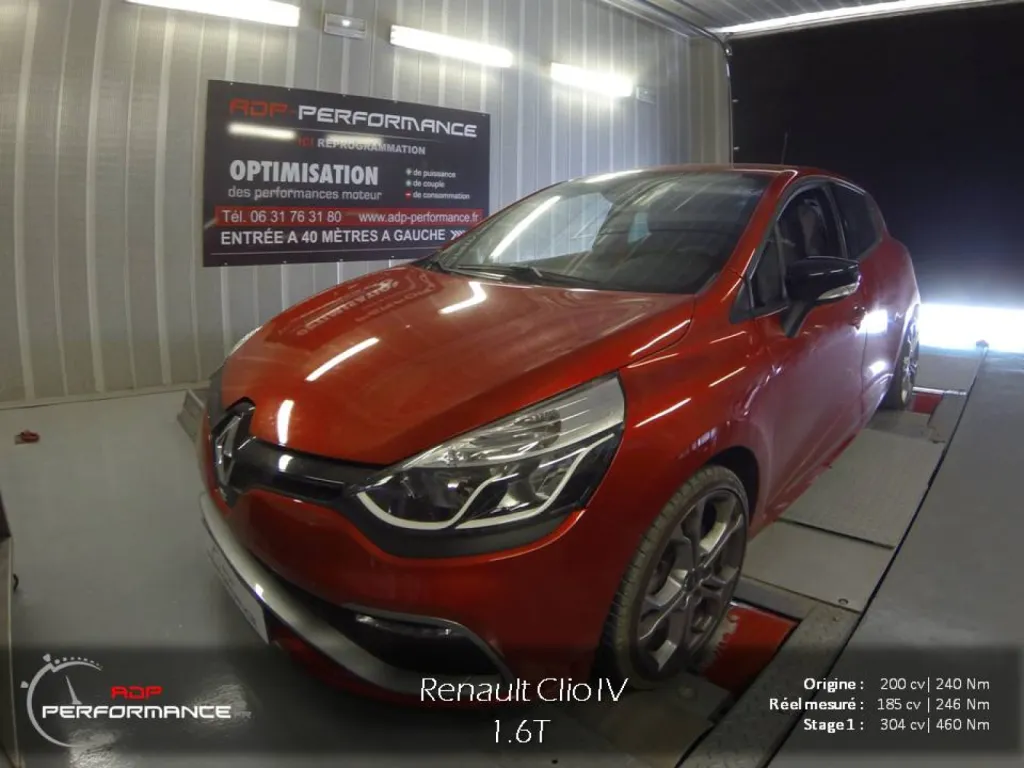 Reprogrammation moteur clio 4 rs