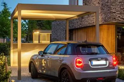 carport en aluminium autoportant