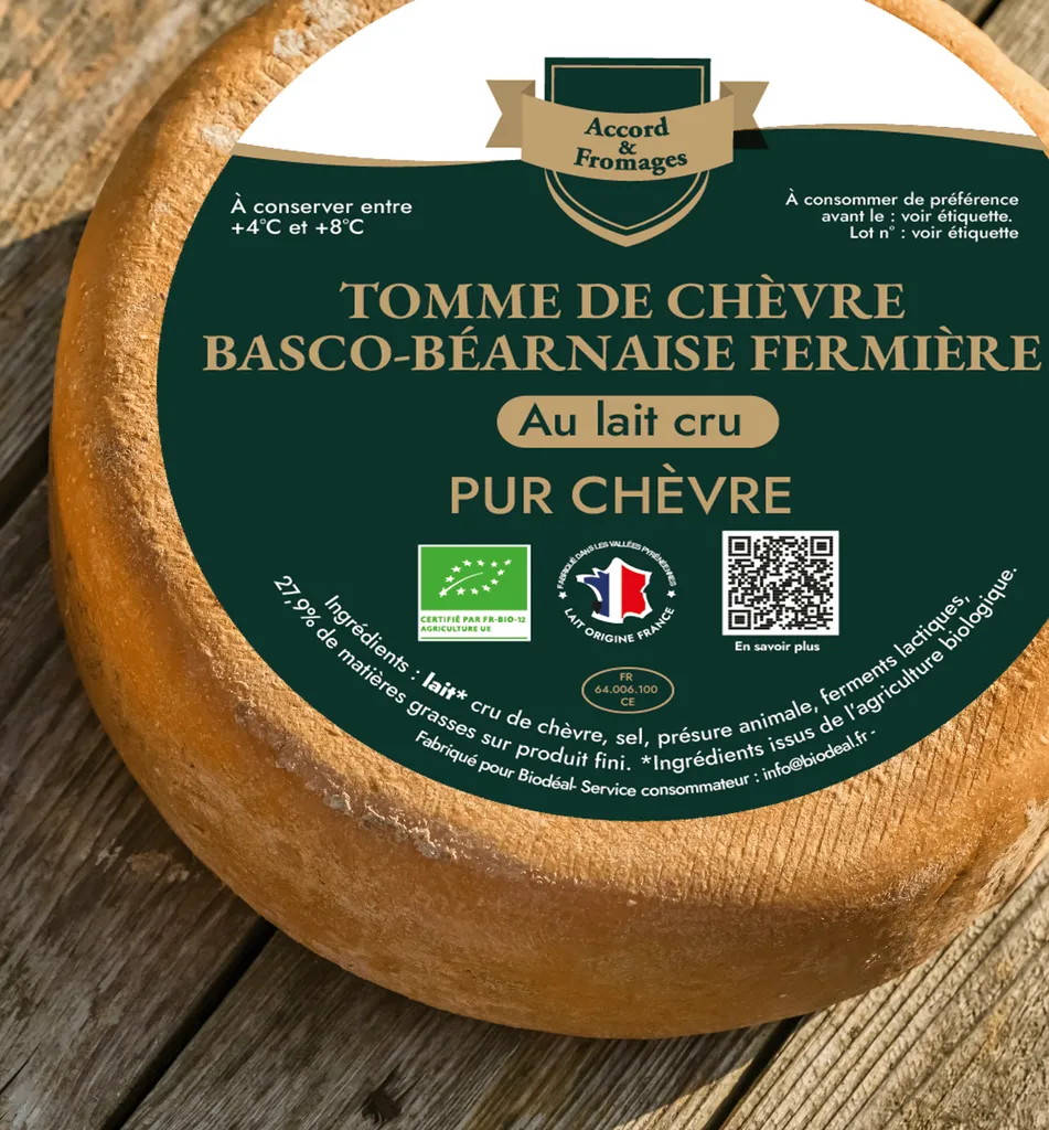 Tomme de chèvre bio