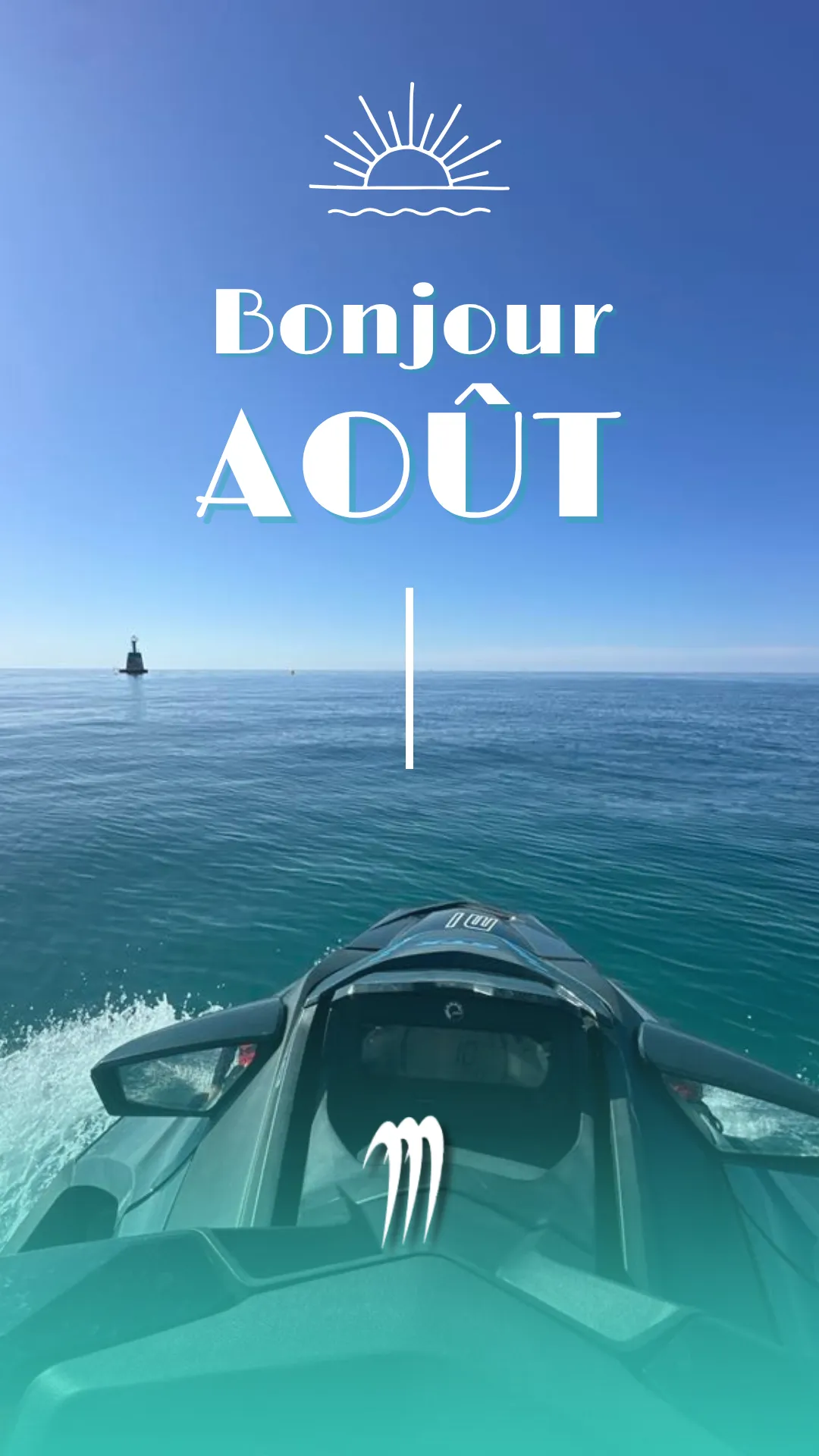 Bonjour du Cap d'Agde en août 