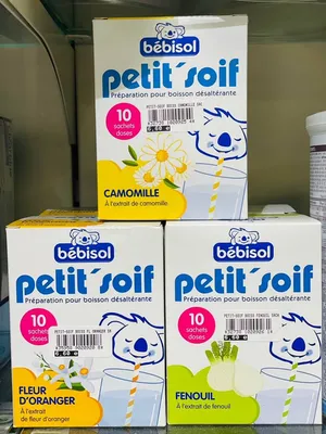 sachet boisson réhydratation parfumé bébé