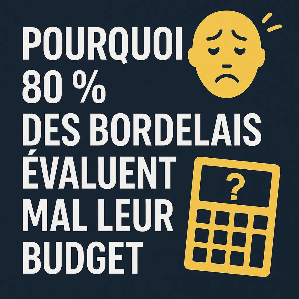 Pourquoi 80 % des Bordelais évaluent mal leur budget