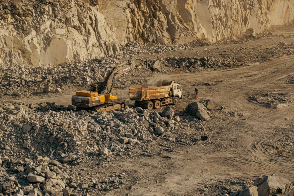 Bénin Carrière Granulat Volvo 480