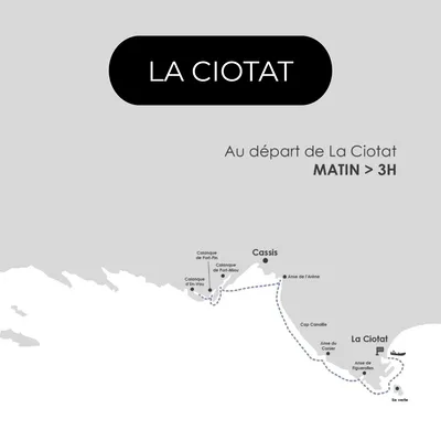 Visite des Calanques en bateau au départ de La Ciotat - matin