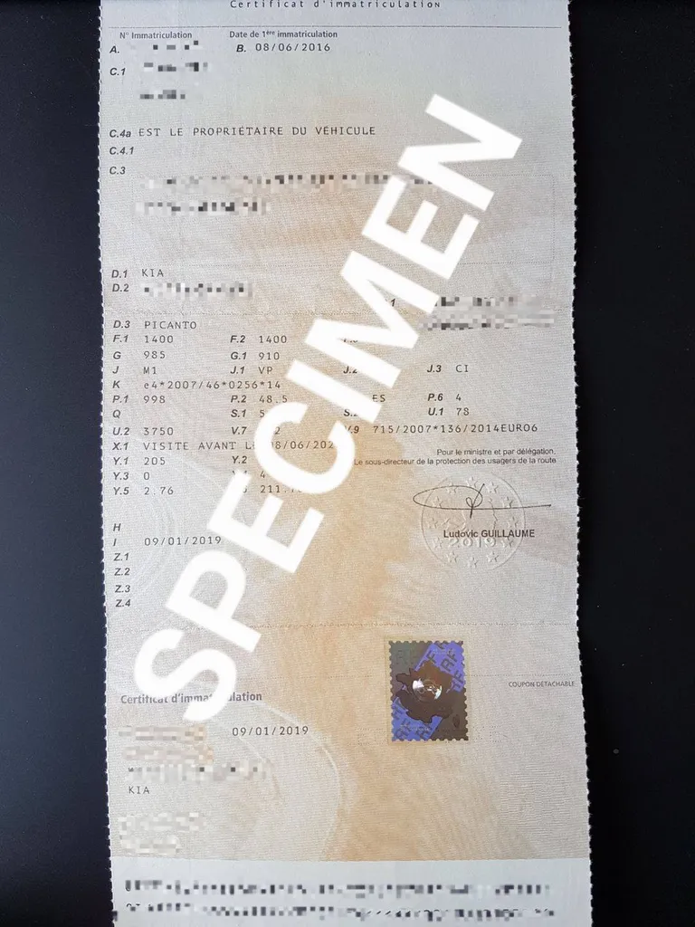 Le certificat d'immatriculation est obligatoire pour effectuer votre contrôle technique chez Autosur Martigues près de Fos-sur-Mer