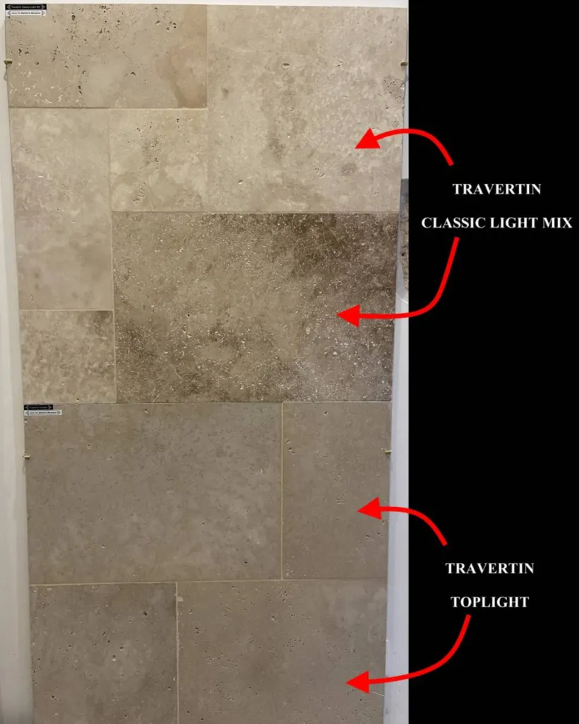 Travertin pierre naturelle pour sol et mur intérieur et extérieur terrasse et plage de piscine - PARIS