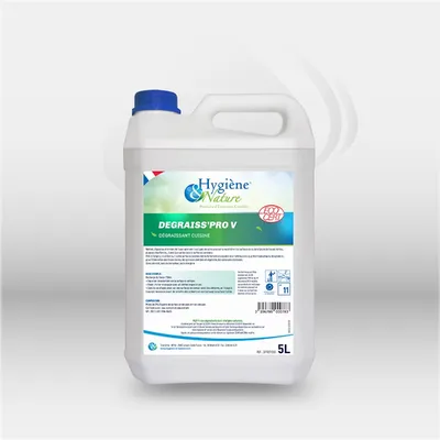 Dégraissant cuisine Ecocert professionnel utilisé pour le nettoyage des surfaces alimentaires et équipements de cuisine à Mont-de-Marsan, Landes (40), Nouvelle-Aquitaine, disponible partout en France.