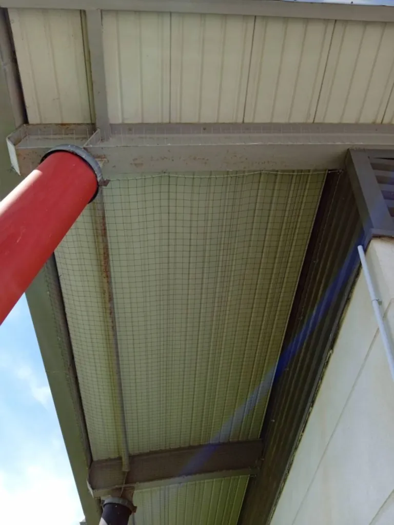 système anti volatiles sur structure acier