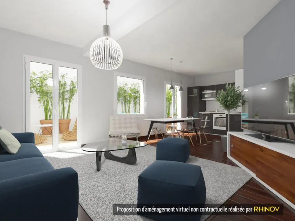 intérieur appartement T3 La thibaudière Lyon 7 