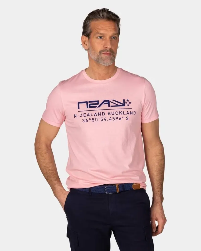 Le T-shirt NZA Coton Bio Rose Pastel  Votre Coup de Cœur Écoresponsable chez Urban Chic à Dieppe