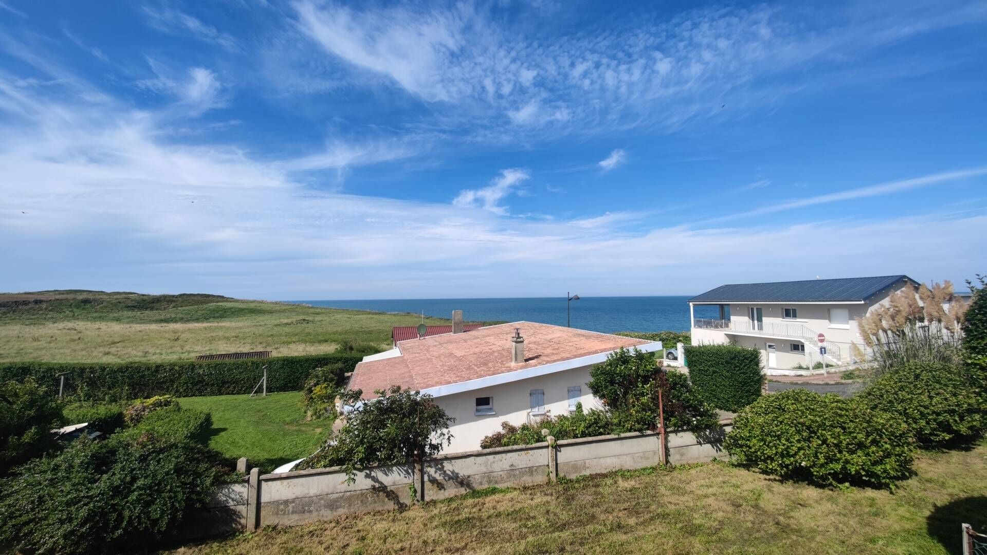 Vue imprenable sur la mer de Quiberville, en Seine-Maritime (76)