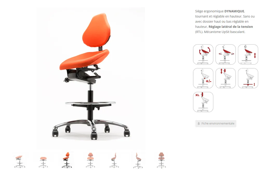 Gamme de sièges Dynamiques à Alès et Marseille