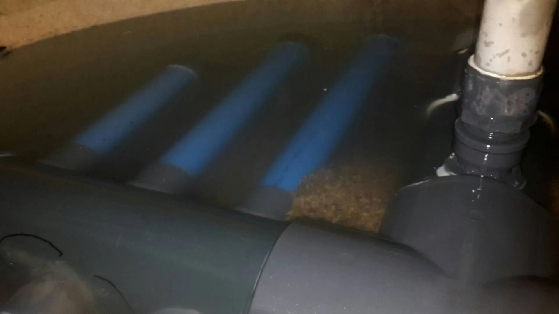 Intérieur filtre à sable