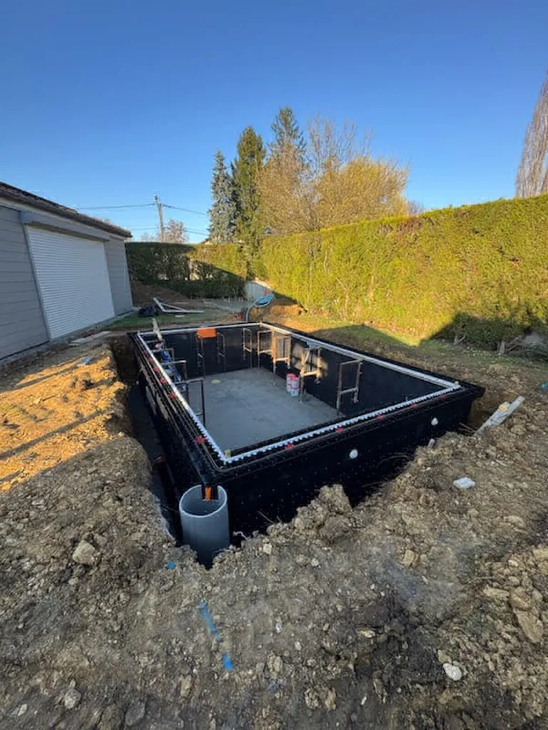 piscine creusée 7x4 m