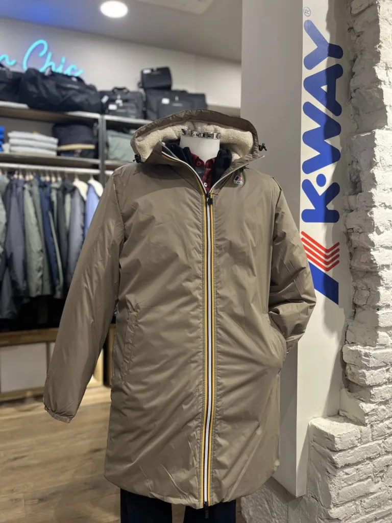 Parka fourrée mixte - K-Way Eiffel Orsetto