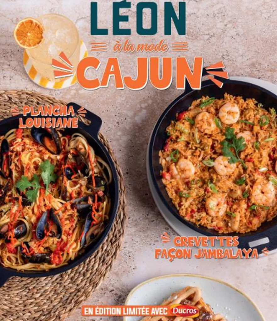 ????️ Direction la Louisiane ! Découvrez nos recettes Cajun en édition limitée du 17 juin au 15 juillet chez Léon Semécourt et Augny.