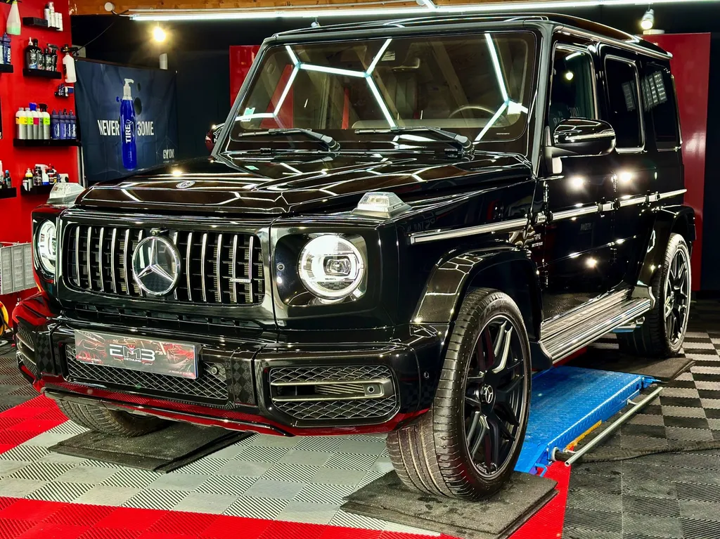 Protection carosserie traitement céramique lyon Mercedes G63 AMG
