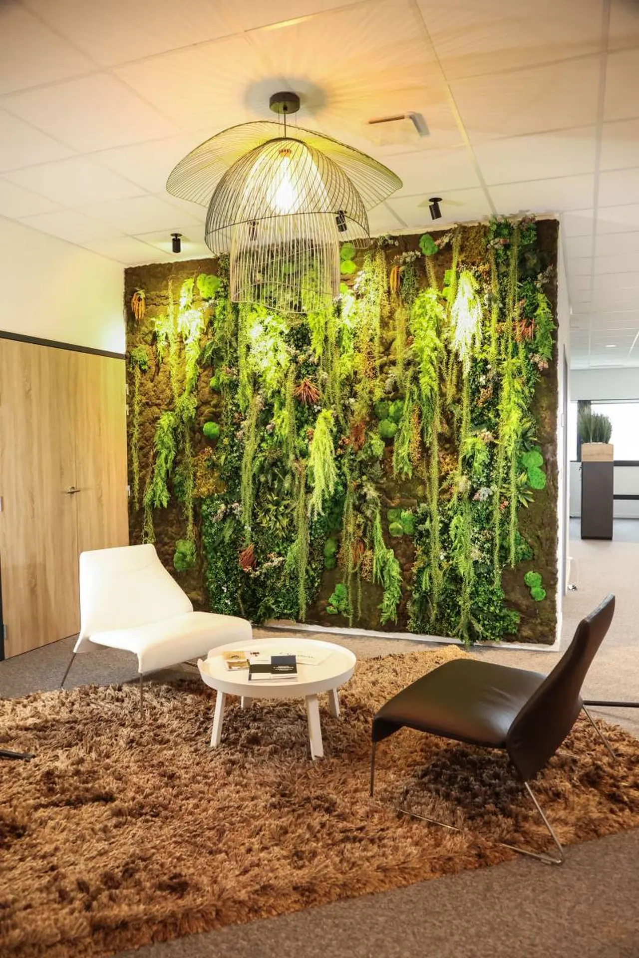 Accueil de bureau végétalise