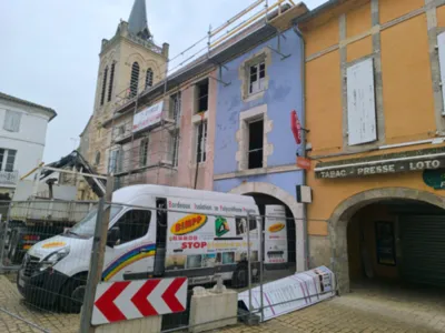 Isolation mur a DAMAZAN