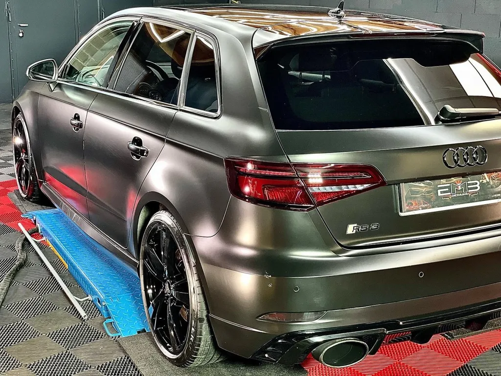 Covering protection PPF traitement céramique Audi RS3 à Lyon