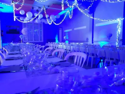 Mise en lumière salle de réception Mariage à Bordeaux en Gironde