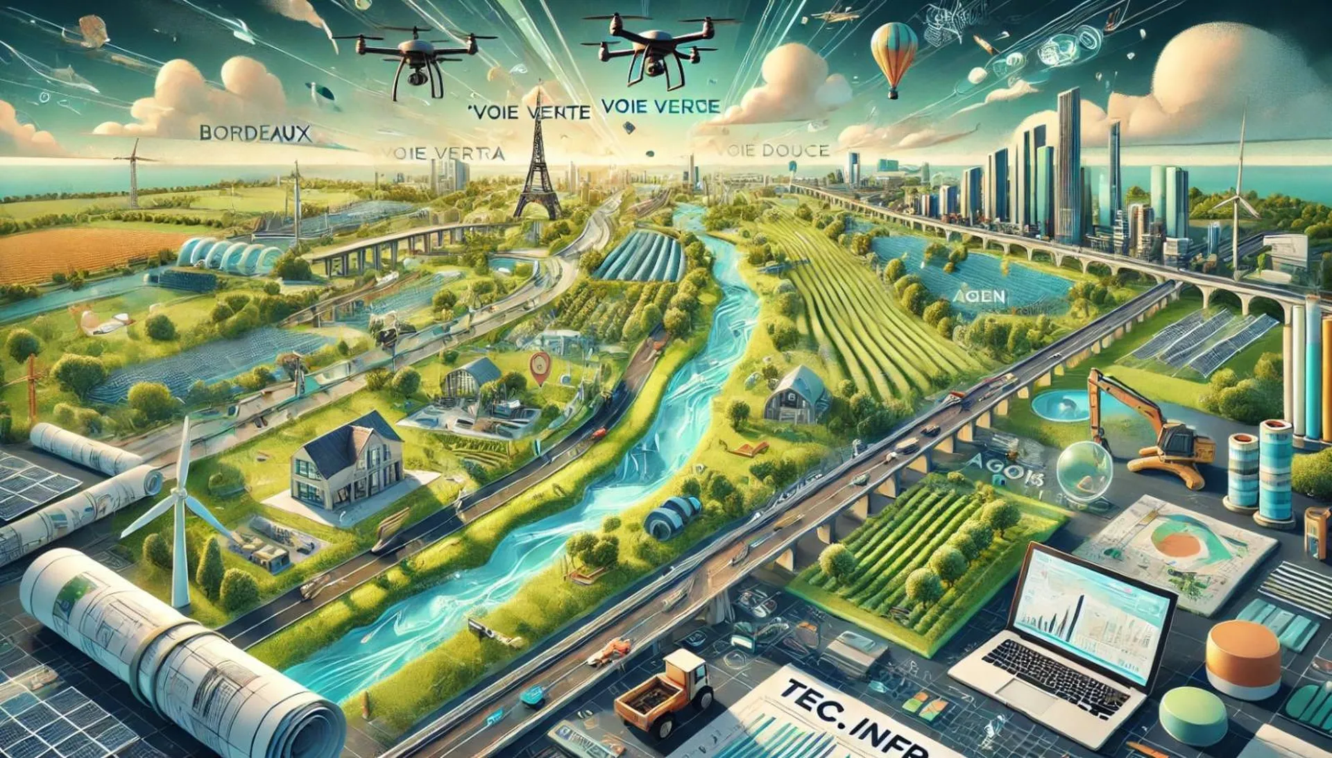 VRD à Bordeaux, Agen, Cahors, Limoges, Angoulême