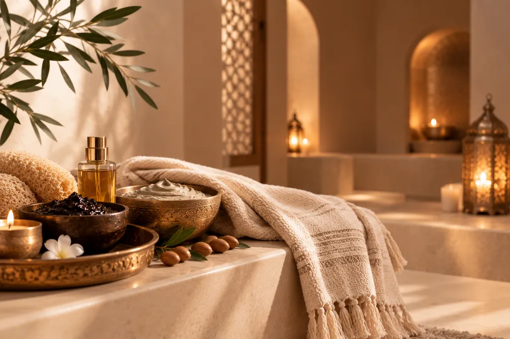 Une invitation au voyage oriental avec le Grand Rituel du Hammam Argan Divin au Centre Aglaé à Pertuis.
