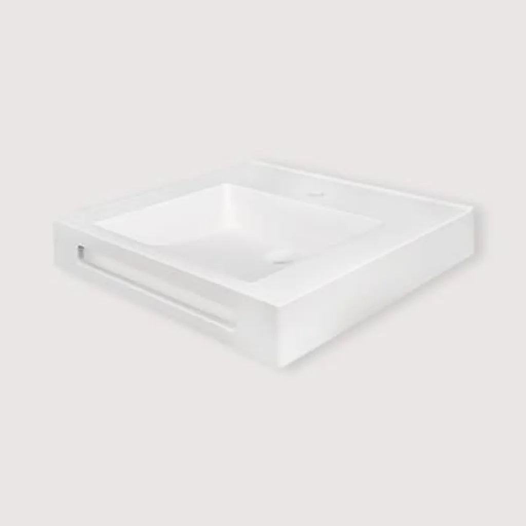 Vasque Square AKW avec porte serviette intégré