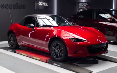 Traitement céramique Gtechniq Crystal Serum Ultra sur Mazda MX5