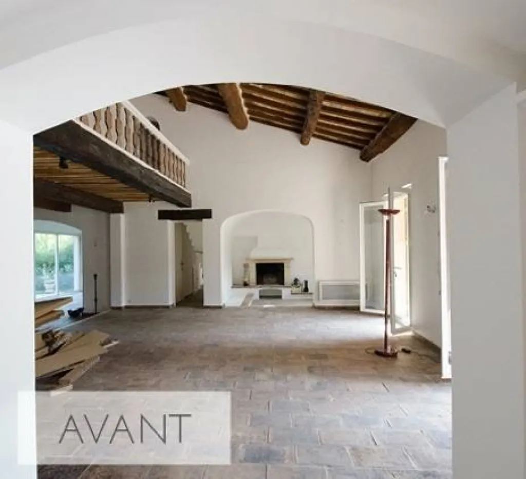 Rénovation d'une bastide provençale dans le Luberon