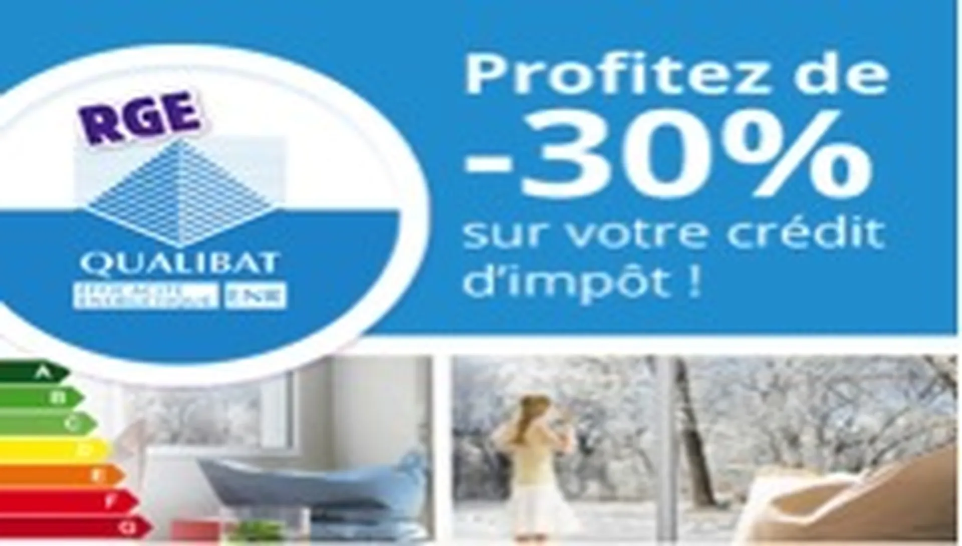 30% de Crédit d'impôts pour la rénovation de menuiseries avec la société MO'RENOVE