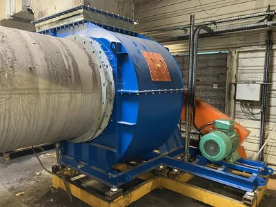 Modernisation de ventilateur industriel ancien avec optimisation énergétique et réduction des vibrations