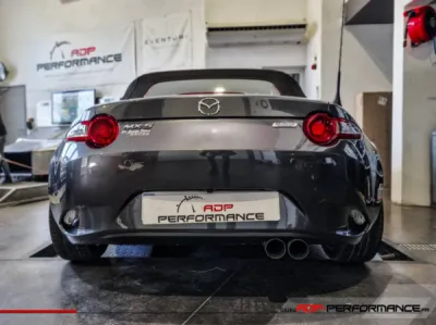 Installation catback Cobra / Ressorts court Eibach+ cales Mazda MX-5 ND | ADP Performance spécialiste pièces performances