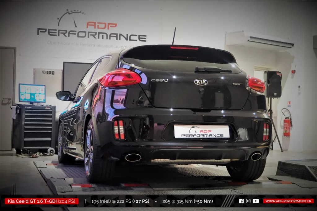 Reprogrammation moteur Marseille - Kia Cee'd GT 1.6 T-GDI 204cv - ADP Performance