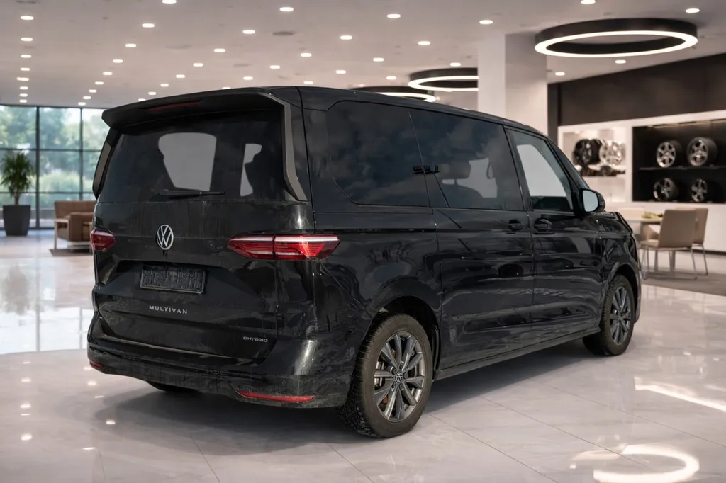 Volkswagen T7 Multivan eHybrid extérieur noir métallisé haut de gamme